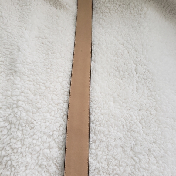 BRIGHTON Women's Black Leather Belt Silver and Gold Tone Buckle Scroll Work - Picture 11 of 14